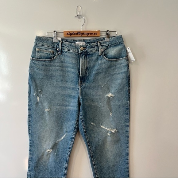 NWT Good American Weekender Straight Jeans - Picture 9 of 16